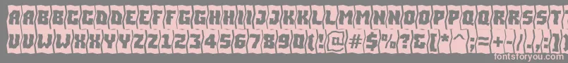 ASimplercmfldBold Font – Pink Fonts on Gray Background