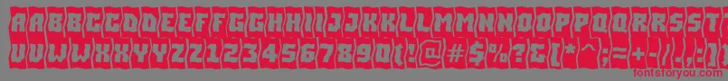 ASimplercmfldBold Font – Red Fonts on Gray Background