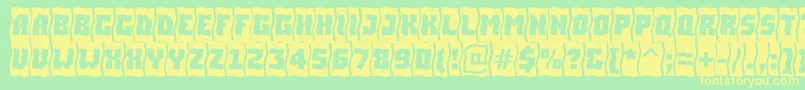 ASimplercmfldBold Font – Yellow Fonts on Green Background