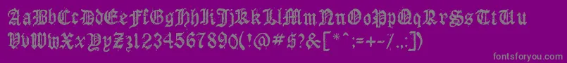 Lisätietoja Dioszeghiensis-fontista Dioszeghiensis-fontti – harmaat kirjasimet violetilla taustalla