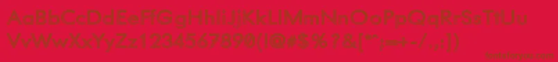 Phoenix ffy Font – Brown Fonts on Red Background