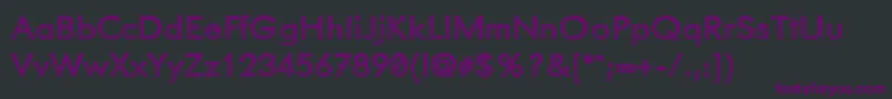 Шрифт Phoenix ffy – фиолетовые шрифты на чёрном фоне