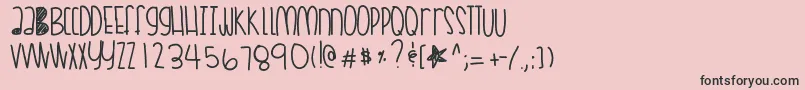 En savoir plus sur la police Coralskittles Police Coralskittles – polices noires sur fond rose