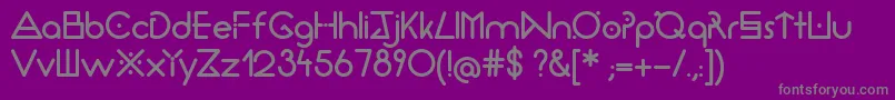 Lisätietoja Thirtyseconds-fontista Thirtyseconds-fontti – harmaat kirjasimet violetilla taustalla