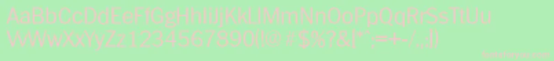 PlymouthserialLightRegular Font – Pink Fonts on Green Background