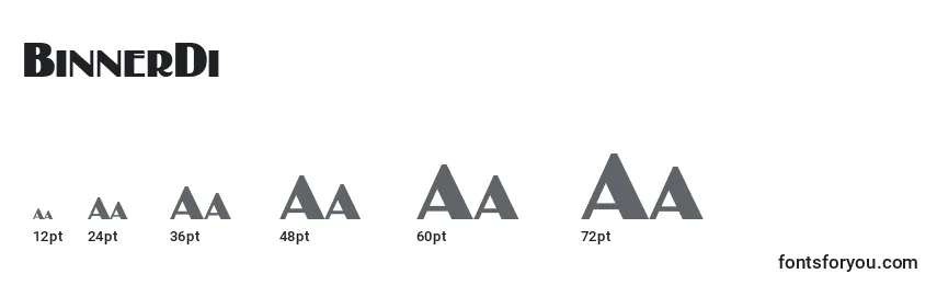BinnerDi Font Sizes