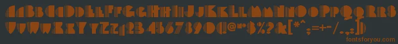 fuente Backstagepassnf – Fuentes Marrones Sobre Fondo Negro