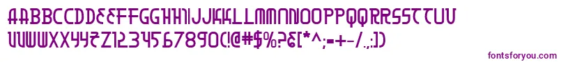 Moondartb Font – Purple Fonts on White Background