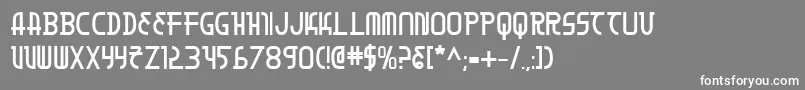 Moondartb Font – White Fonts on Gray Background