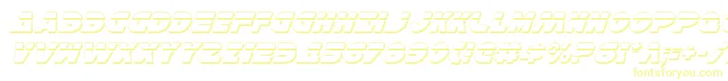 HanSoloShadowLasital-Schriftart – Gelbe Schriften