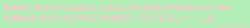 Lisätietoja 37Kilobyte-fontista 37Kilobyte-fontti – vaaleanpunaiset fontit vihreällä taustalla