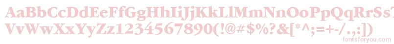 Шрифт Garrymondrian7Extraboldsh – розовые шрифты