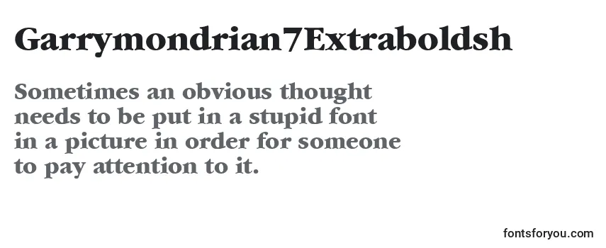 Garrymondrian7Extraboldsh Font