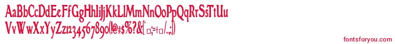 GranthamcondensedBold Font – Red Fonts