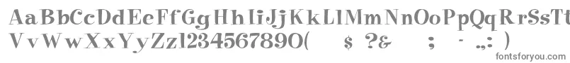 Pixiefont Font – Gray Fonts on White Background