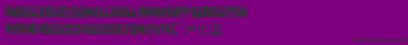 Pocketmonsterrotate Font – Black Fonts on Purple Background