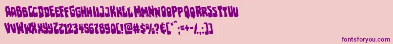 Pocketmonsterrotate Font – Purple Fonts on Pink Background
