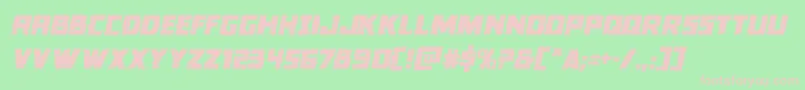 Шрифт Colossussemital – розовые шрифты на зелёном фоне