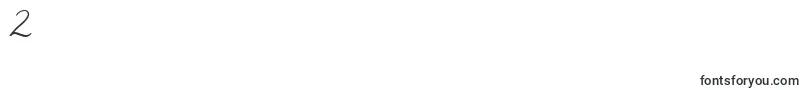 フォントCalligraffittiRegular – フォント数字2