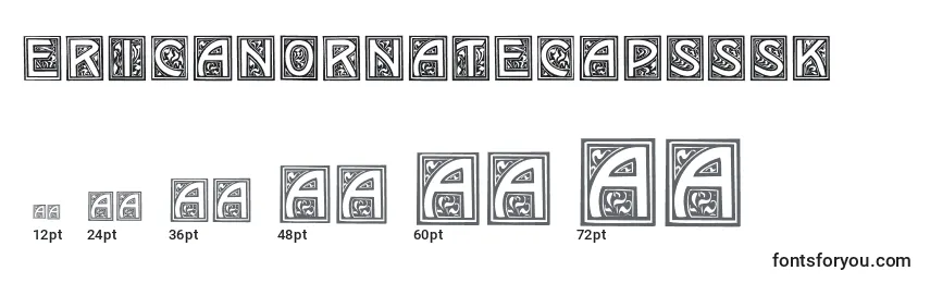 Ericanornatecapsssk Font Sizes