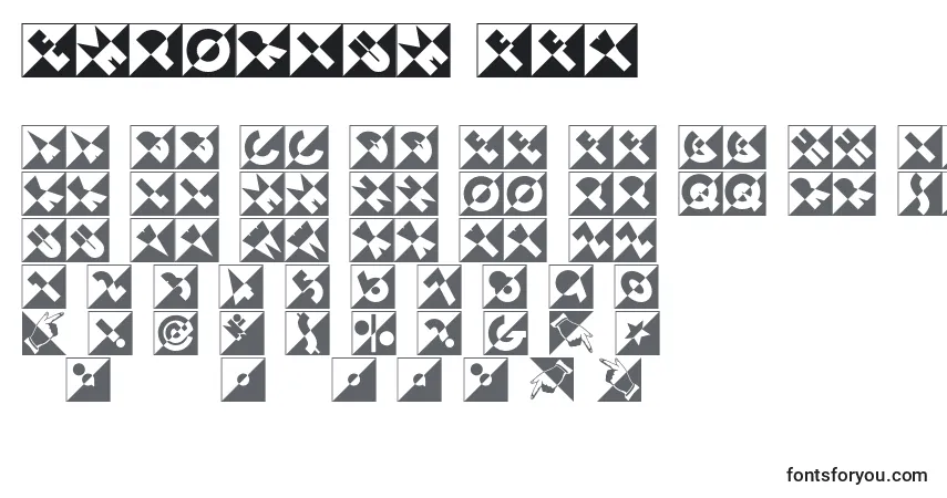 Czcionka Emporium ffy – alfabet, cyfry, specjalne znaki