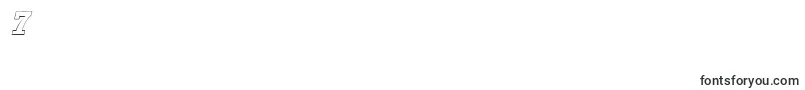 StaffordoutlineItalic Font – Fonts for Digit 7