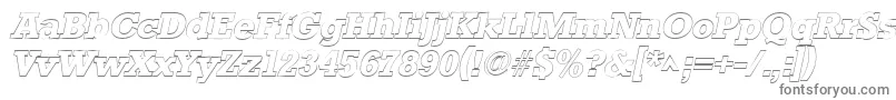StaffordoutlineItalic Font – Gray Fonts