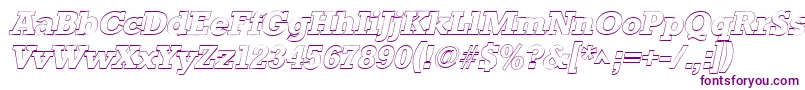 StaffordoutlineItalic Font – Purple Fonts