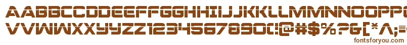 Praetorianlas Font – Brown Fonts on White Background