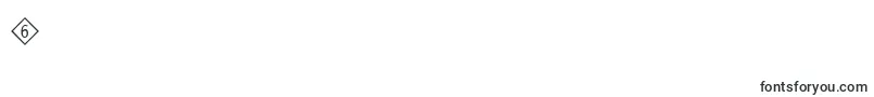 Fonte Digitsandpairsd – fontes números 6