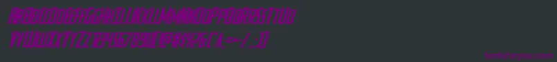 More about Watchtowerital Font Watchtowerital Font – Purple Fonts on Black Background