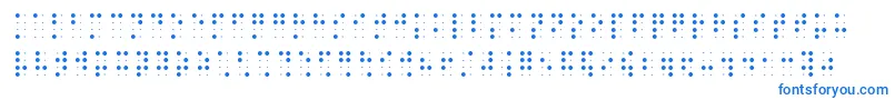 Brailleslo8dot-fontti – siniset fontit
