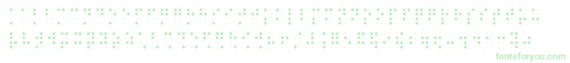 Weitere Informationen zur Brailleslo8dot-Schriftart Brailleslo8dot-Schriftart – Grüne Schriften