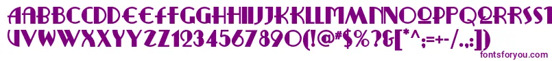 Ritzyremixnf-fontti – violetit fontit