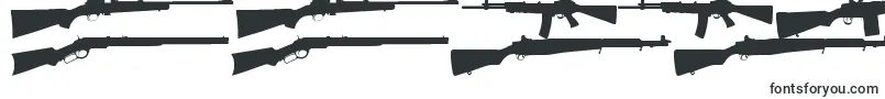 RifleBatsTfb-fontti – Tietyt fontit