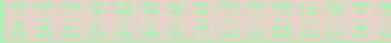 Gridexgallery Font – Pink Fonts on Green Background