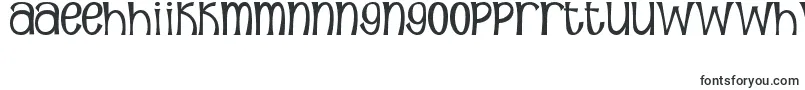 フォントSunshinePoppy – マオリ文字