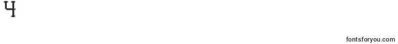 フォントIShotTheSerif – フォント数字4