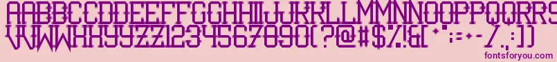 IShotTheSerif Font – Purple Fonts on Pink Background