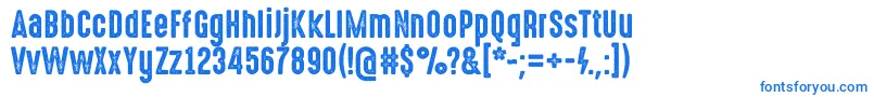 HighvoltageRough Font – Blue Fonts