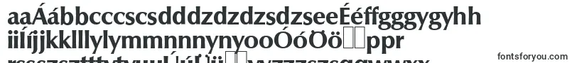 Шрифт ColumbiaserialXboldRegular – венгерские шрифты