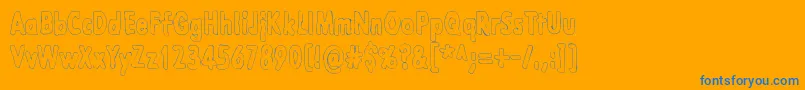 More about LazarusOzSyndfri Font LazarusOzSyndfri Font – Blue Fonts on Orange Background