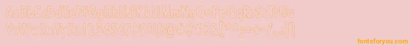 LazarusOzSyndfri Font – Orange Fonts on Pink Background