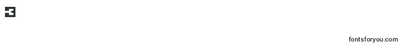 DustyProRegular-Schriftart – Schriften für die Ziffer 3