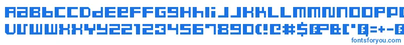 Police DustyProRegular – polices bleues