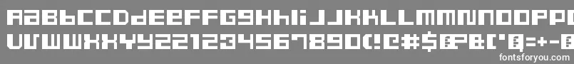 DustyProRegular Font – White Fonts on Gray Background