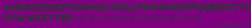 FatfontLimited-Schriftart – Schwarze Schriften auf violettem Hintergrund