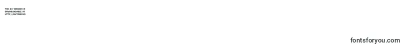 FatfontLimited-Schriftart – Schriften für die Ziffer 0