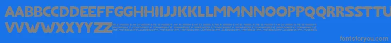 En savoir plus sur la police FatfontLimited Police FatfontLimited – polices grises sur fond bleu