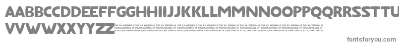 フォントFatfontLimited – 灰色のフォント